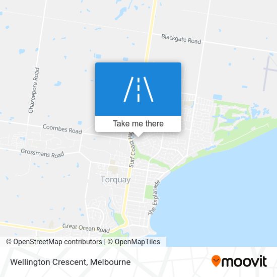 Wellington Crescent map