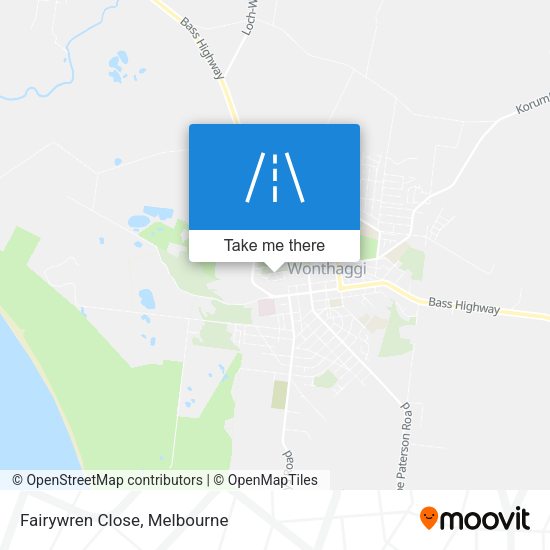 Fairywren Close map