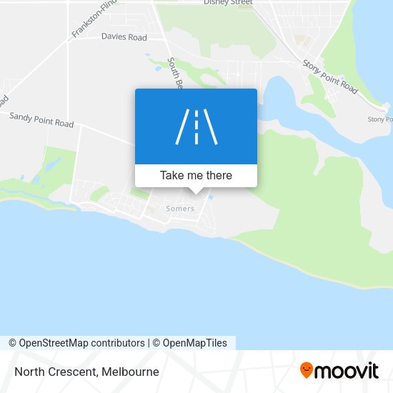 North Crescent map