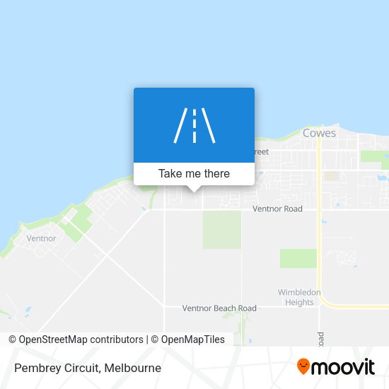 Pembrey Circuit map