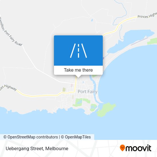 Uebergang Street map