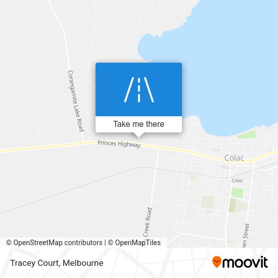 Tracey Court map