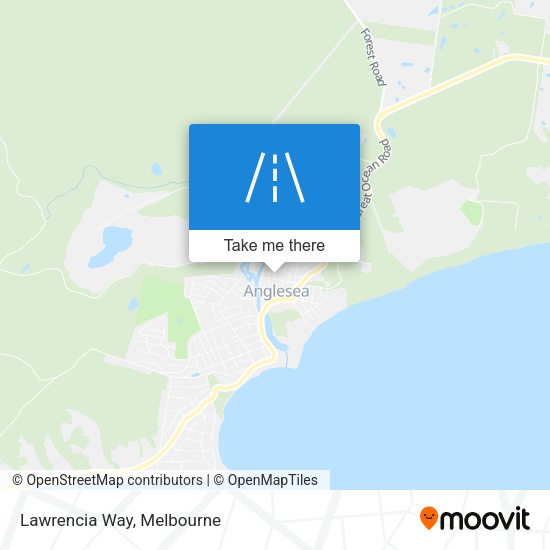 Lawrencia Way map