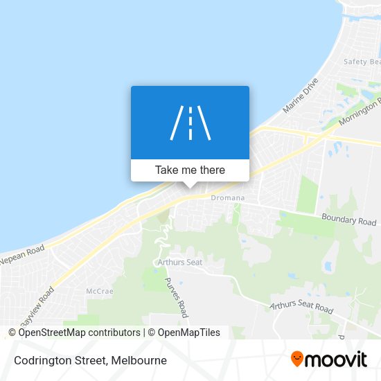 Codrington Street map