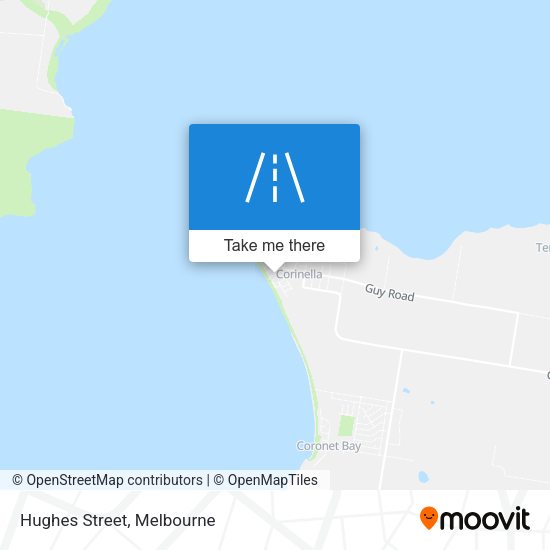 Hughes Street map
