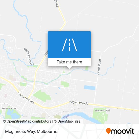 Mcginness Way map