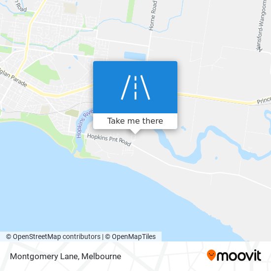 Montgomery Lane map