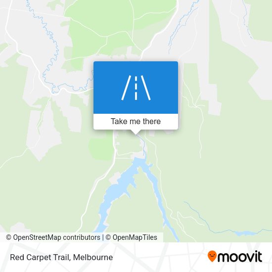 Red Carpet Trail map