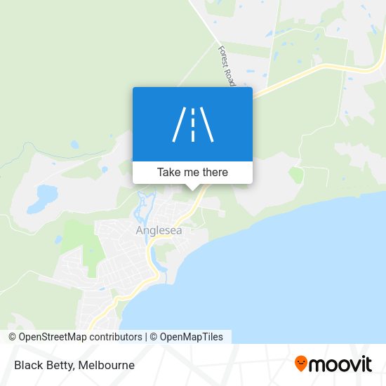 Black Betty map