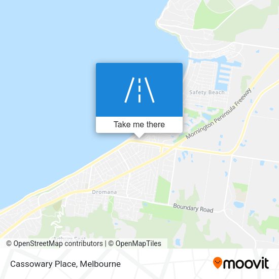 Cassowary Place map