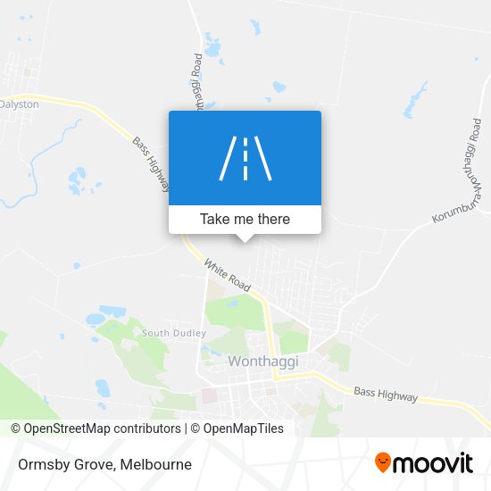 Ormsby Grove map