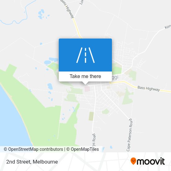 2nd Street map