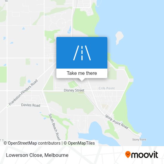Lowerson Close map