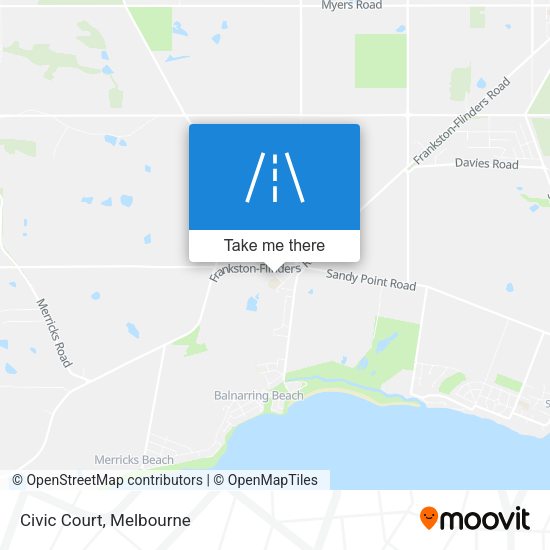 Civic Court map