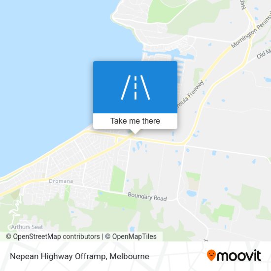Nepean Highway Offramp map
