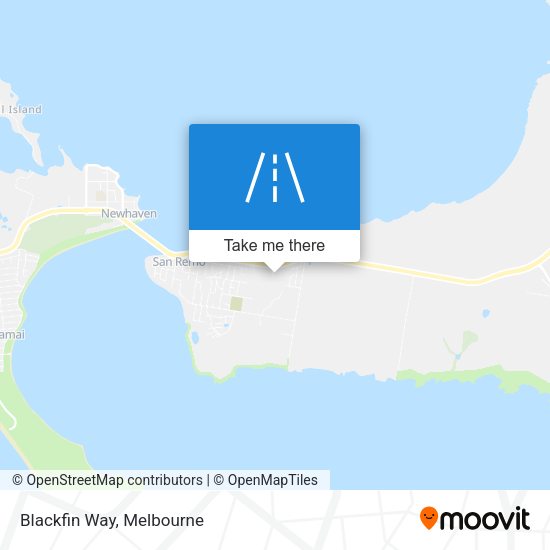 Blackfin Way map