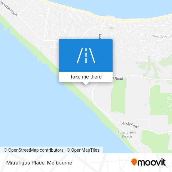 Mitrangas Place map