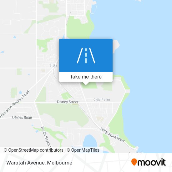 Waratah Avenue map