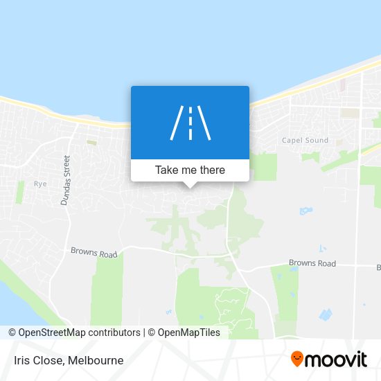 Iris Close map