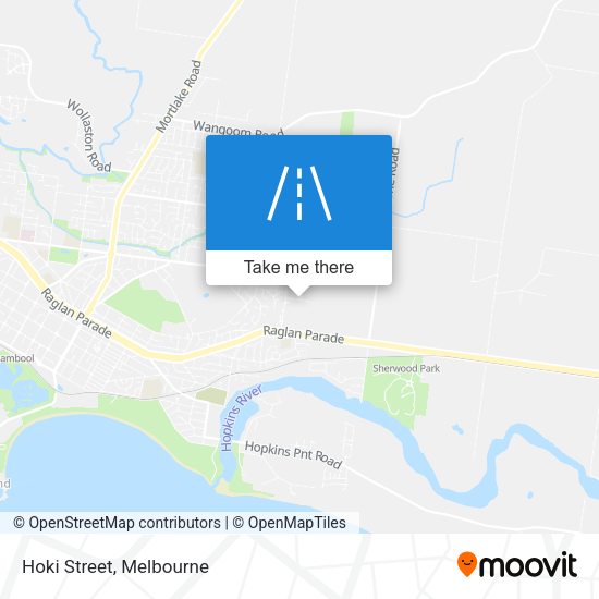Hoki Street map