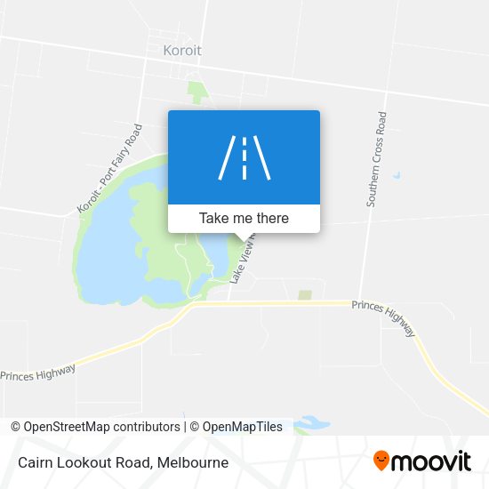 Cairn Lookout Road map
