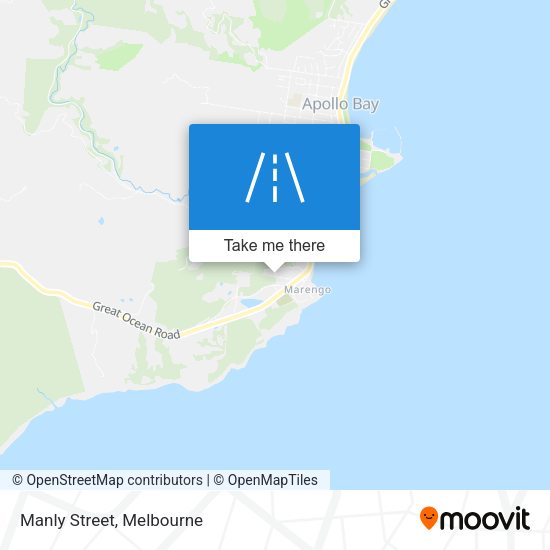 Manly Street map