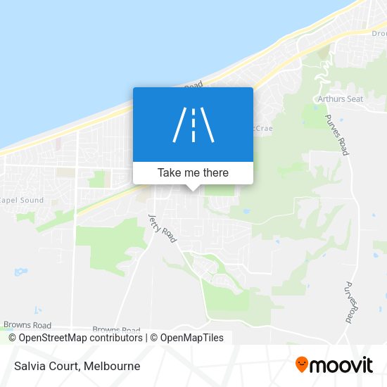 Salvia Court map