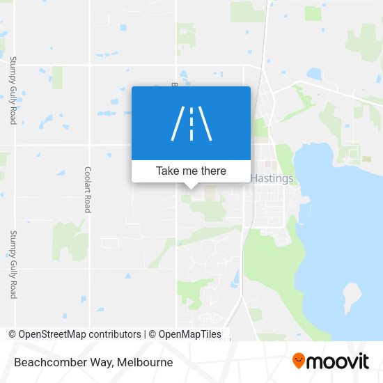 Beachcomber Way map