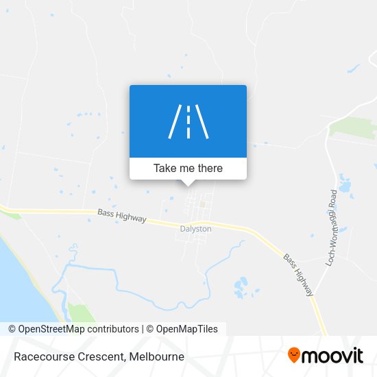 Racecourse Crescent map
