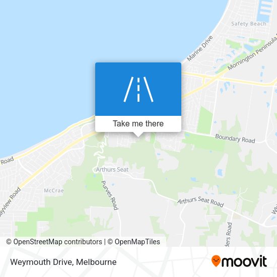 Weymouth Drive map