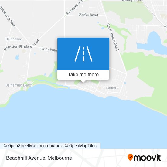 Beachhill Avenue map