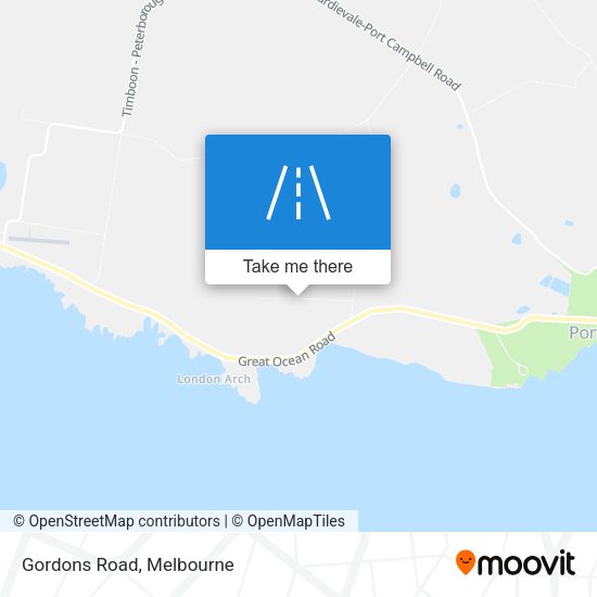 Gordons Road map