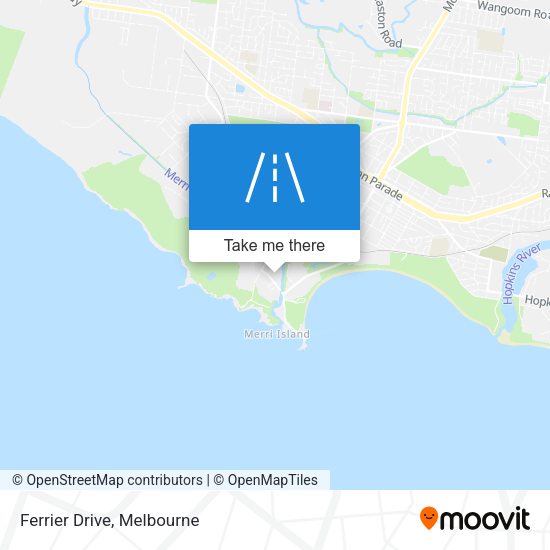 Ferrier Drive map