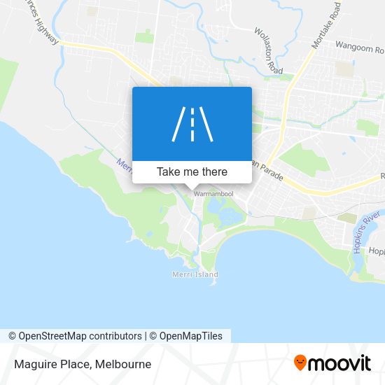 Maguire Place map