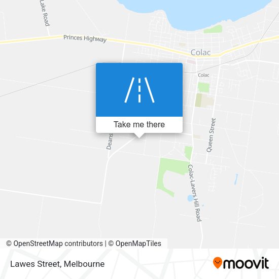Lawes Street map