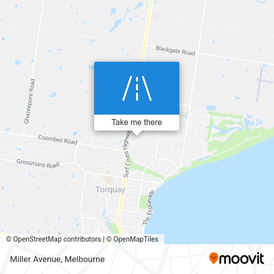 Miller Avenue map