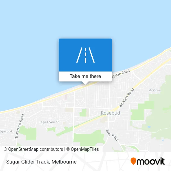 Sugar Glider Track map