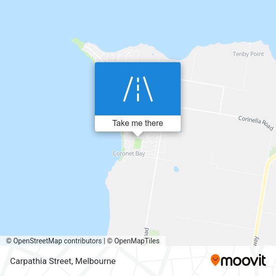 Carpathia Street map