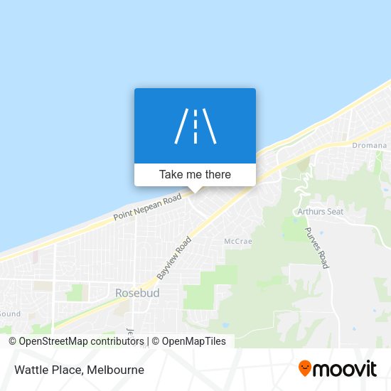 Wattle Place map