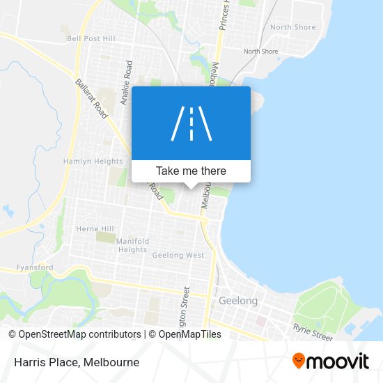 Harris Place map