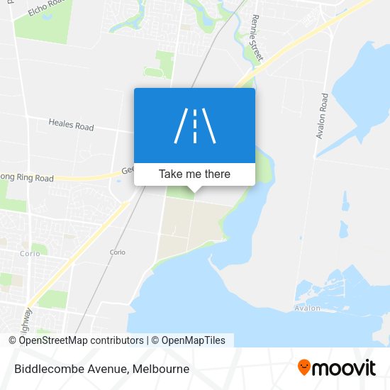 Biddlecombe Avenue map