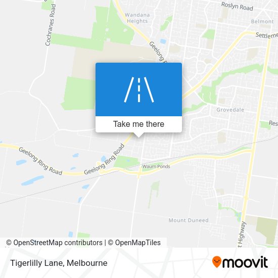 Tigerlilly Lane map