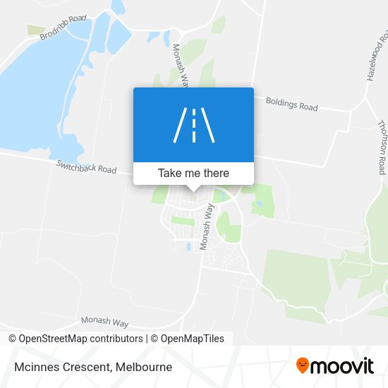 Mcinnes Crescent map