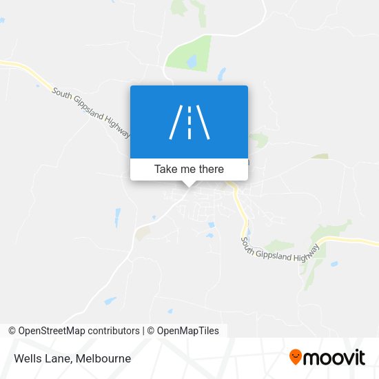 Wells Lane map