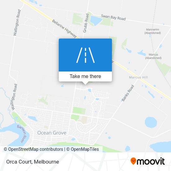 Orca Court map