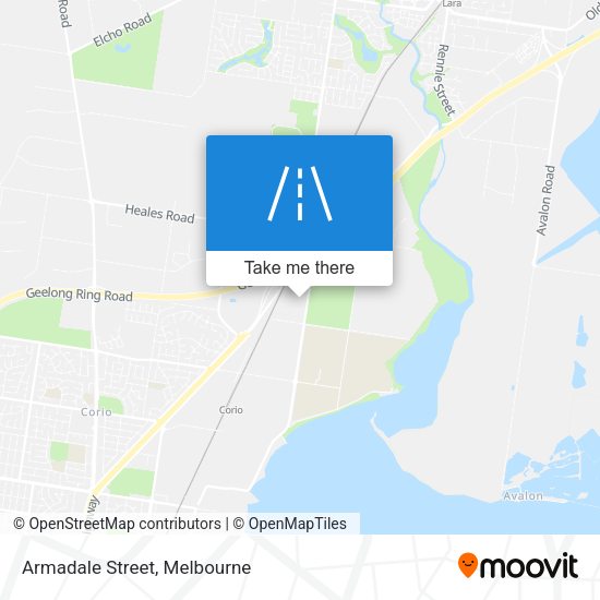 Armadale Street map