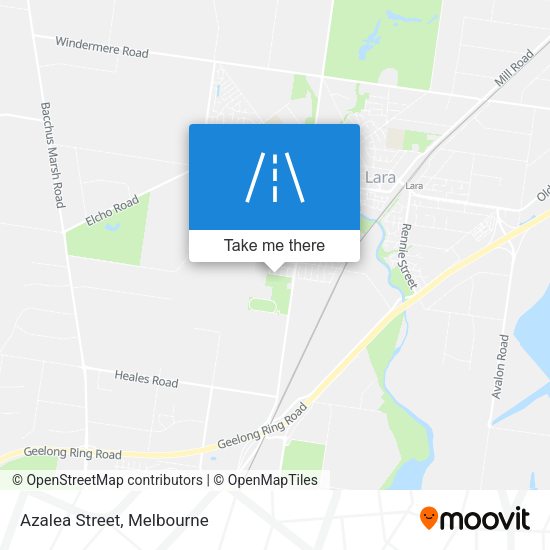 Azalea Street map