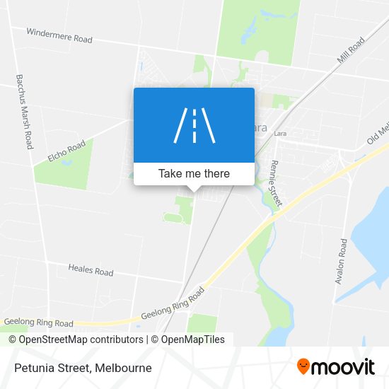 Petunia Street map