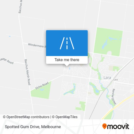 Spotted Gum Drive map