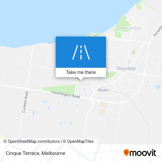 Cinque Terrace map
